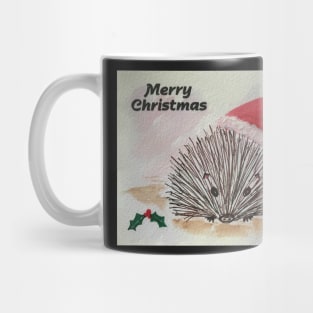 Merry Hedgehog Christmas Mug